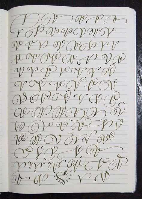 Majuscule V variants by Polish calligrapher Barbara ... Calligraphy tutorial | the capital letter i.