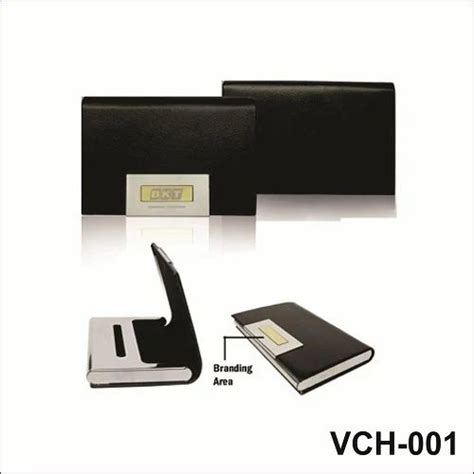 Black Leatherette Visiting Card Holders 001 At Rs 85 Piece In Mumbai