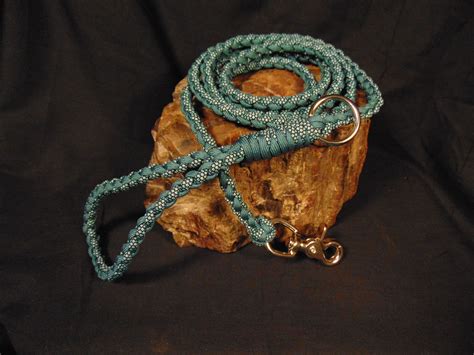 For a regular cobra stitch, it is about a foot of cord for each inch of stitch, minus the core, meaning that for a braided piece of paracord a foot long, you will need approximately 14 feet of cord, 12 for the actual braid, and 2 for the core (since there is usually 2 pieces in the middle). Four Strand Leashes, Hand Braided with 550 Paracord, six foot Length | Paracord dog leash ...