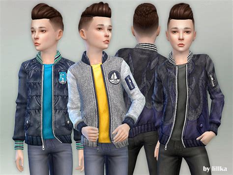 Designer Jacket For Children 02 By Lillka At Tsr Sims 4 Updates