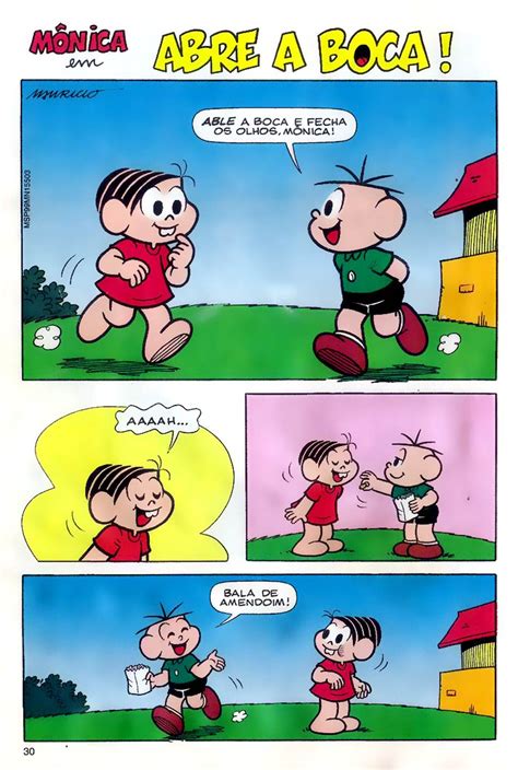 História Em Quadrinhos Turma Da Monica Para Imprimir