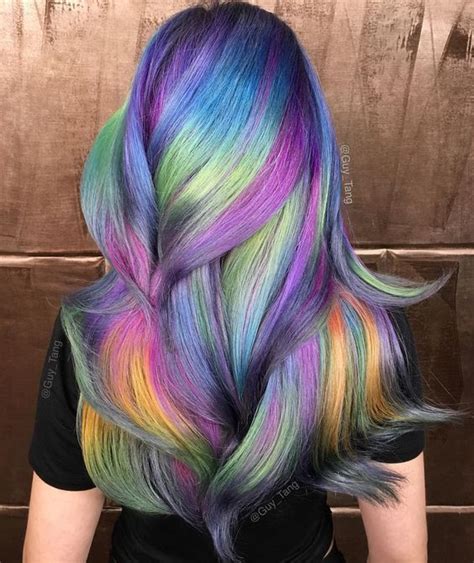 50 Expressive Opal Hair Color For Every Occasion Bunte Haare