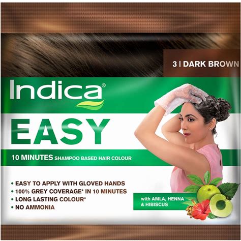 Indica Easy Hair Colour Dark Brown Ml
