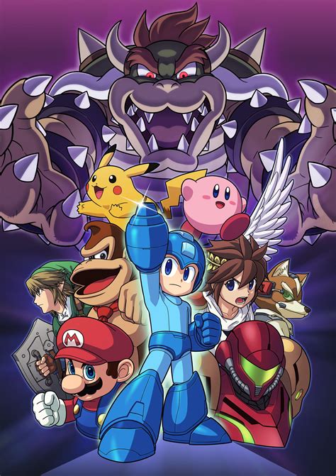 Super Smash Bros 4 Mega Man Official Artwork Rmegaman