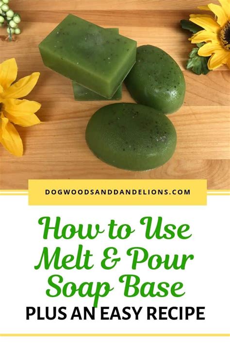 How To Use Melt And Pour Soap Base Homemade Soap Recipes Natural