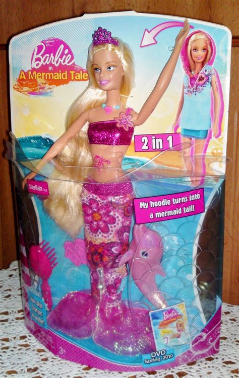 Barbie In A Mermaid Tale Merliah Doll Barbie Mermaid Doll Barbie Fairy Mermaid Tale
