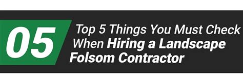 Top 5 Things You Must Check When Hiring A Landscape Folsom Contractor