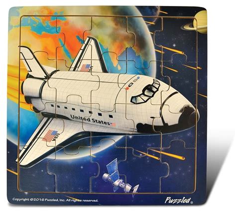Looking for a good deal on space jigsaw puzzles? Space Shuttle - Jigsaw 21 Pieces Wooden Puzzle