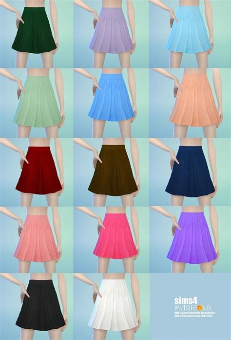 Pleated Skirt At Marigold Sims 4 Updates