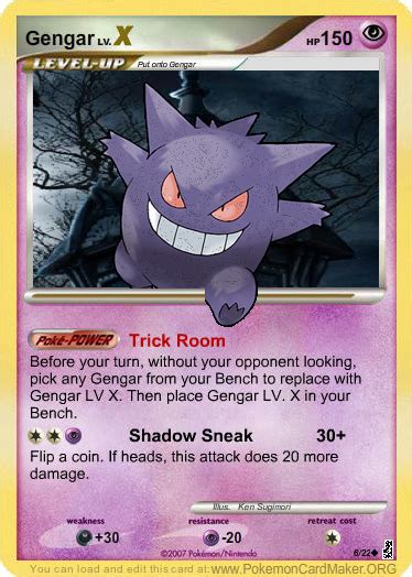 New supporter card is included. Image - Gengar Card.png - Pokemon Card Maker Wiki