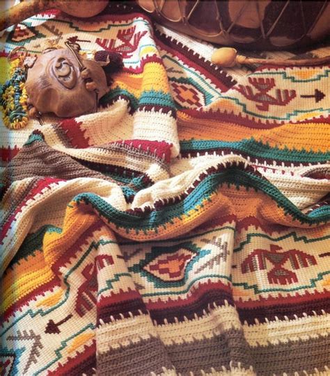 Crochet Blanket Pattern Indian Summer Afghan Etsy In 2021 Crochet