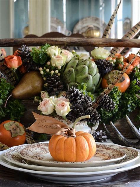 30 Beautiful Thanksgiving Centerpiece Ideas For Your Inspiration