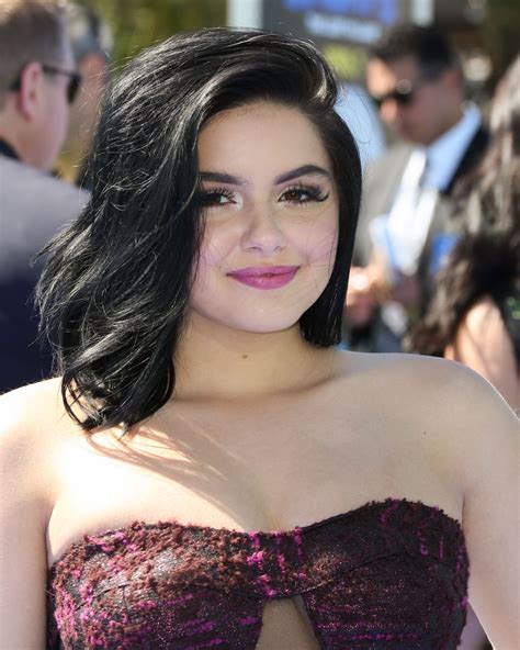 ariel winter wore the most ~scandalous~ see through dress to the new smurfs movie premiere