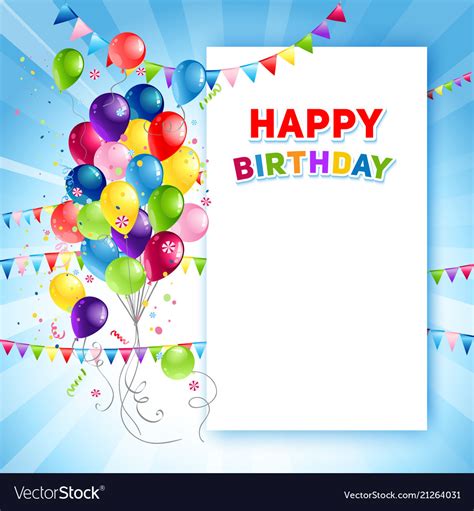 Happy Birthday Card Design Free Printable Form Templates And Letter