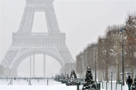 Snowstorm In Paris Stock Photo Download Image Now Christmas Paris