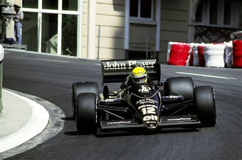 Ayrton Sennamonaco1986 Formula 1 Formula Racing Monaco F1 Lotus