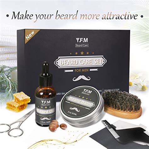Whether you prefer heavy stubble or want to grow a full beard, there are good beard care products that can help you achieve your goals. Beard Grooming Kit Gift Set, Y.F.M Mustache Grooming Gift ...