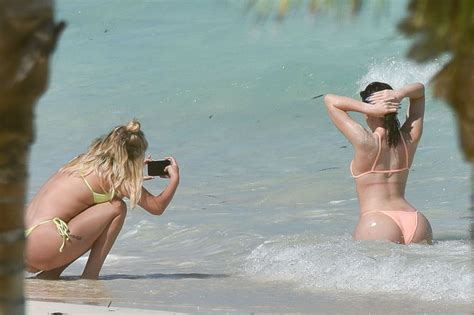 Kylie Jenner Bikini Photoshoot Beach In Turks And Caicos
