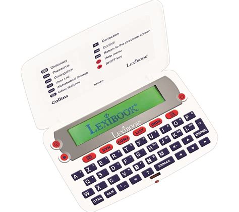 Lexibook D850en Collins English Electronic Dictionary And Thesaurus
