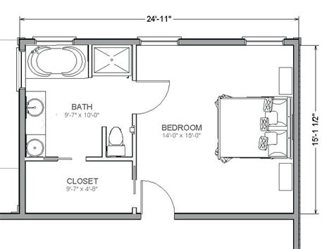 I have seen houses with 8 x 10 bedrooms. Image result for dimensions for guest bath | Master ...