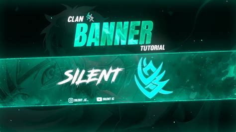 Clan Banner ⚡ How To Make Gaming Banner Cool Banner Step By