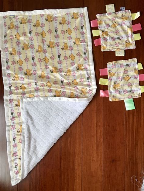 Baby Blanket 20 X 40 Mini Blankets With Ribbons Etsy