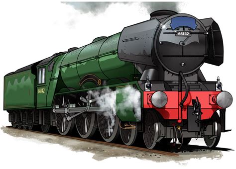 How To Draw A Classic Steam Locomotive From Scratch