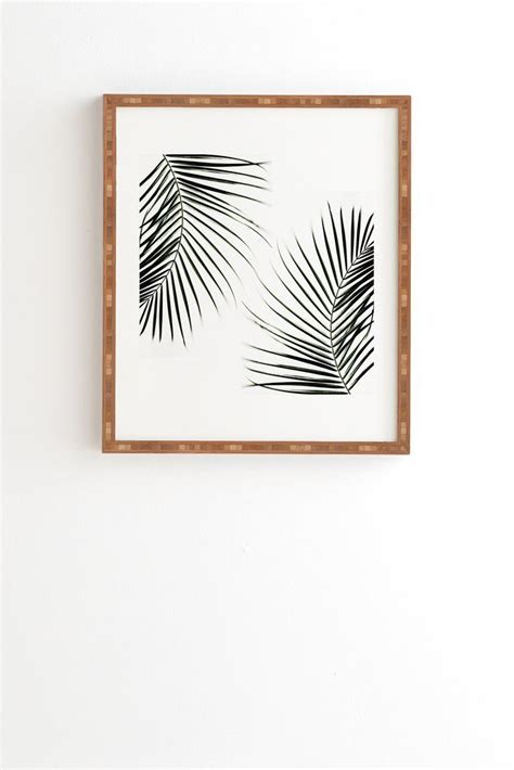 Mareike Boehmer Palm Leaves 9 Framed Wall Art Deny Designs Home