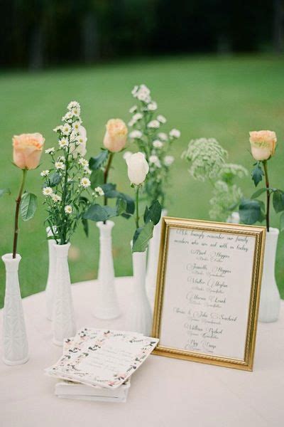 Remembering Loved Ones On Your Wedding Day Reception Decorations