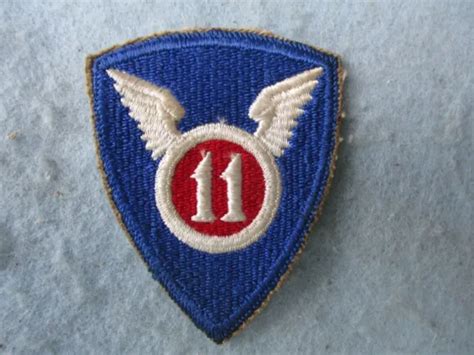 Wwii Us Army Patch 11th Airborne Division Angles Pacific Los Banos Raid