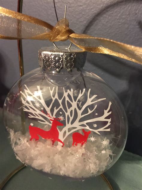 Floating Ornament Project Silhouette Fun Christmas Ornaments