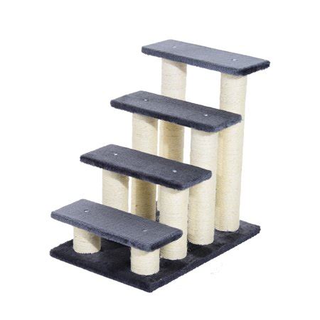 Help your pets get around safely with our selection of dog ramps that make climbing into cars, trucks and suvs simple. 4 Tier Pet Stairs Dog Cat 4 Kitty Scatching Post Cat Scratch Furniture Dark Grey | Walmart Canada