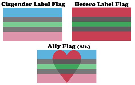 Queer Friendly Cisgender And Hetero Flags By Chao0071 On Deviantart