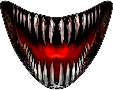 Teeth Mouth Lips Scary Monster Halloween Blade Teeth Scary Mouth