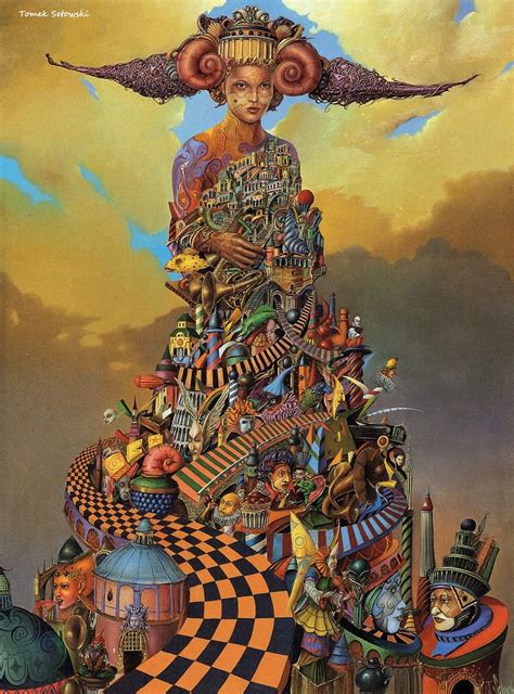 'dwarf with red flowers' was created in 2005 by stefan caltia in magic realism style. Pin on geometric simbols