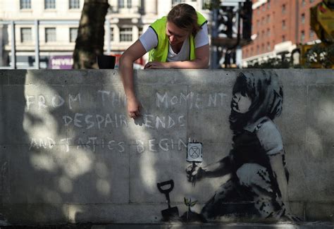 Banksys Climate Protest Mural Preserved By London Council The Irish News