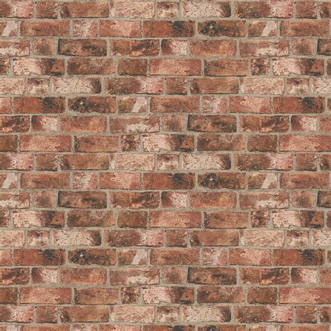 Distinctive Brick By Albany Red Wallpaper Wallpaper
