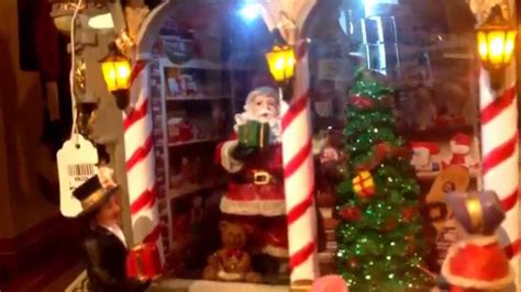 Come shop with me through christmas at cracker barrel. Christmas village models with Santa Claus on sale in Cracker Barrel USA - 2015 - YouTube