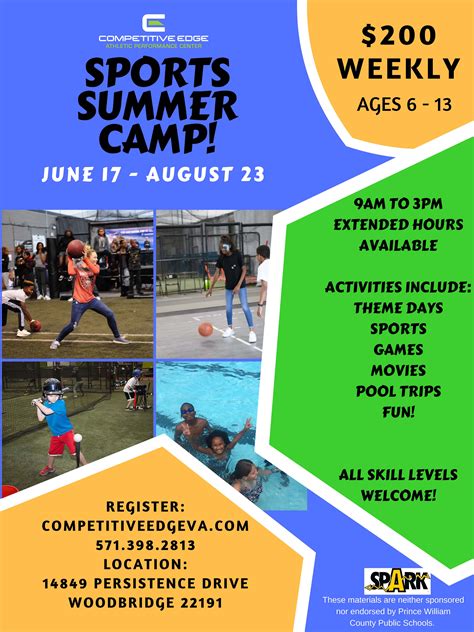 Summer Camps At Competitive Edge Competitive Edge