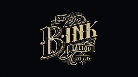 B Ink Tattoo Workshop Logo Design On Behance