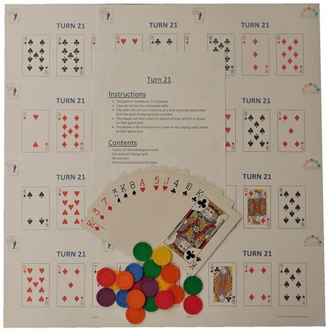 Turn 21 Card Game Dementia Activity With Men In Mind Dementia
