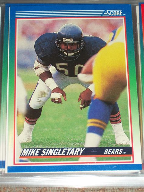 Fans of america's most popular sport will love browsing the nfl shop at hsn. Mike Singletary 1990 Score Football Card