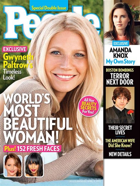 Gwyneth Paltrow Named Worlds Most Beautiful Woman By People Magazine