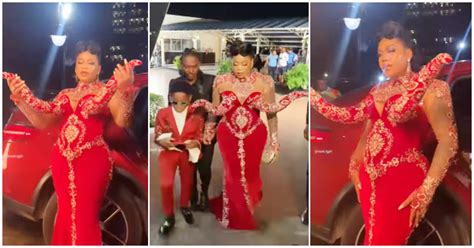 you too dey overdo mixed reactions as toyin lawani dresses with horns attached to her bust