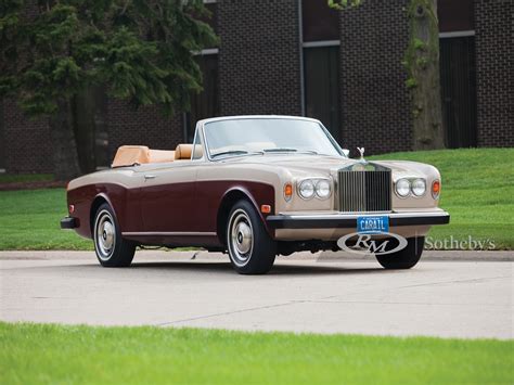 1978 Rolls Royce Corniche Drophead Coupe By Mulliner Park Ward Motor