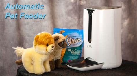 Shop petlibro automatic pet feeder helps to take care of your pet with feed the right portion at the right time, flexible scheduling, stainless steel (for wifi version), emergency backup, record your voice, easy to use & maintain. Automatic Pet Feeder by Roffie - YouTube