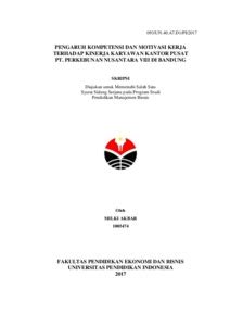 To connect with pt.boston nusantara, join facebook today. PENGARUH KOMPETENSI DAN MOTIVASI KERJA TERHADAP KINERJA KARYAWAN KANTOR PUSAT PT. PERKEBUNAN ...