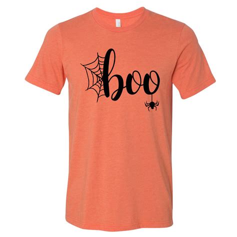 Boo Halloween Graphic T Shirt Halloween Shirt Graphic Tees Womens Ts Halloween