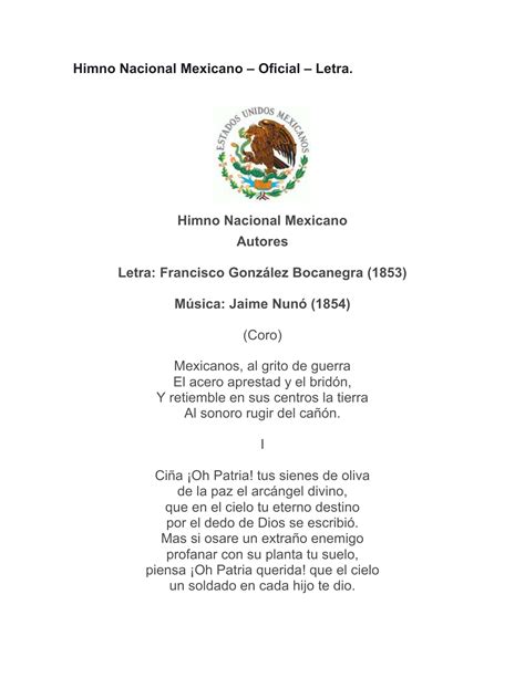 Introducir 31 Imagen Frases Para Presentar El Himno Nacional Mexicano