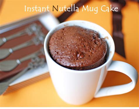 Instant Nutella Mug Cake | 2 minutes Nutella Microwave Mug Cake ~ From